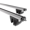 Barres de toit en aluminium adapté pour Audi A6 C5 Avant (1998-2004) - Porte-Bagages de Voiture argent - rails