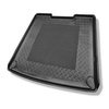 Tapis de coffre adapté pour Volkswagen Transporter T6 Caravelle L2 Van (06.2015-2019) - bac de coffre - protection de coffre voiture - empattement long; derriere 3e rangée de sieges