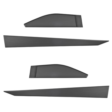Plaques noires latérales de voiture Toyota Rav4 SUV (2019-....)