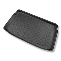 Tapis de coffre adapté pour Toyota Yaris IV XP210 Hayon (11.2020-....) - bac de coffre - protection de coffre voiture - coffre supérieur; pour les voitures avec plancher double