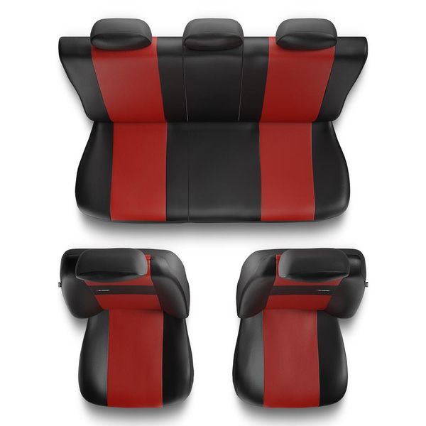 Housses de siège adaptées pour Seat Mii (2011-2018) - housse siege voiture universelles - couverture siege - XL-RD