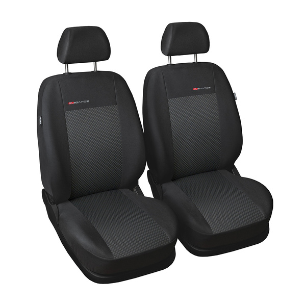 Housses de siège sur mesure adaptées pour Citroen Nemo Van (2007-2019) seulement les sièges avant - deux simple - housse siege voiture - couverture siege - E3