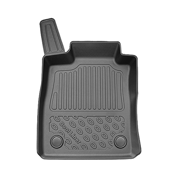 Tapis de sol en TPE adapté pour BMW 5 G60, G61 Berline, Touring (10.2023-....) - tapis de voiture - noir