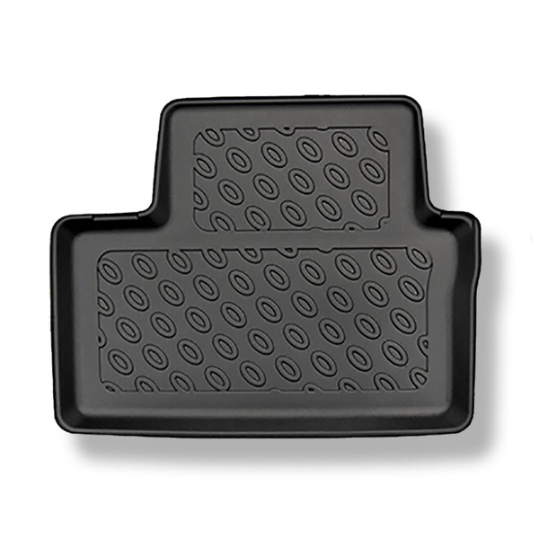 Tapis de sol en TPE adapté pour Renault Clio V Hayon (09.2019-....) - aussi pour la version hybride - tapis de voiture - noir