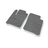 Tapis de Sol Velours adapté pour Renault Scenic I Monospace (1996-2003) - Premium tapis de voiture - gris
