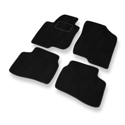 Tapis de Sol Velours adapté pour Hyundai i30 I CW, Hayon (2007-2011) - Premium tapis de voiture - noir