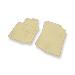 Tapis de Sol Velours adapté pour Toyota Aygo I Hayon (2005-2014) - Premium tapis de voiture - beige