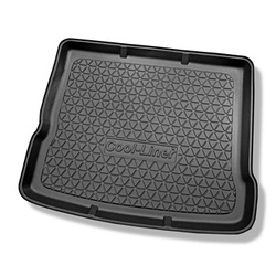 Tapis de coffre adapté pour Audi Q3 SUV (08.2011-06.2018) - bac de coffre - protection de coffre voiture - coffre supérieur ; avec roue de secours à usage temporaire; aussi pour la version Quattro
