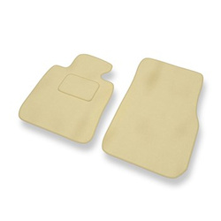 Tapis de Sol Velours adapté pour BMW 3 V F30 Berline (2012-2018) - Premium tapis de voiture - beige