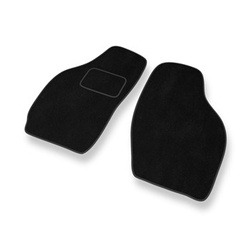 Tapis de Sol Velours adapté pour Daewoo Tico Hayon (1991-2001) - Premium tapis de voiture - noir