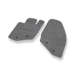 Tapis de Sol Velours adapté pour Volvo S80 I Berline (1998-2006) - Premium tapis de voiture - gris