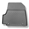 Tapis de sol en TPE adapté pour Hyundai Ioniq 5 CUV (06.2021-....) - tapis de voiture - noir
