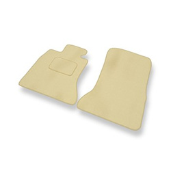 Tapis de Sol Velours adapté pour BMW 5 F07 Gran Turismo (2008-2017) - Premium tapis de voiture - beige