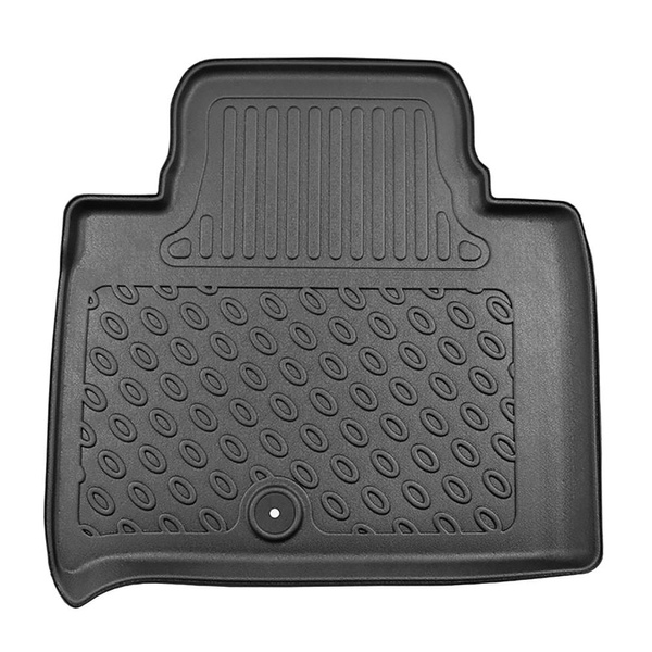 Tapis de sol en TPE adapté pour KGM Musso II Pick-Up (2025-....) - sans la troisième rangée de sièges - tapis de voiture - noir