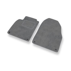 Tapis de Sol Velours adapté pour Saab 9-3 II Cabriolet, SportCombi, SportBerline (2002-2012) - Premium tapis de voiture - gris