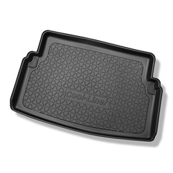 Tapis de coffre adapté pour Volkswagen Caddy IV Maxi Van (10.2007-10.2020) - bac de coffre - protection de coffre voiture - Trendline, Comfortline, Highline; 7 places; derriere 3e rangée de sieges
