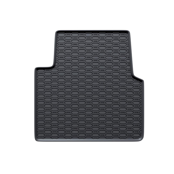 Tapis de sol en caoutchouc adapté pour Opel Crossland X SUV (2017-2021) - tapis de voiture - noir - 4 pcs.