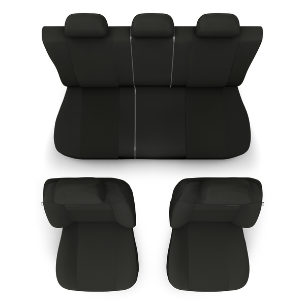 Housses de siège adaptées pour Renault Twingo I, II, III (1993-2018) - housse siege voiture universelles - couverture siege - RSL-B