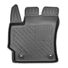 Tapis de sol en TPE adapté pour Toyota Corolla Cross SUV (11.2022-....) - tapis de voiture - noir