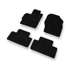 Tapis de Sol Velours adapté pour Mazda CX-7 SUV (2007-2012) - Premium tapis de voiture - noir