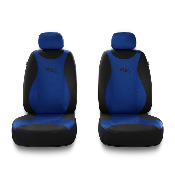 Housses de siège adaptées pour BMW 3 E36, E46, E90, F30, G20, G21 (1990-....) - housse siege voiture universelles - couverture siege - TR-BL