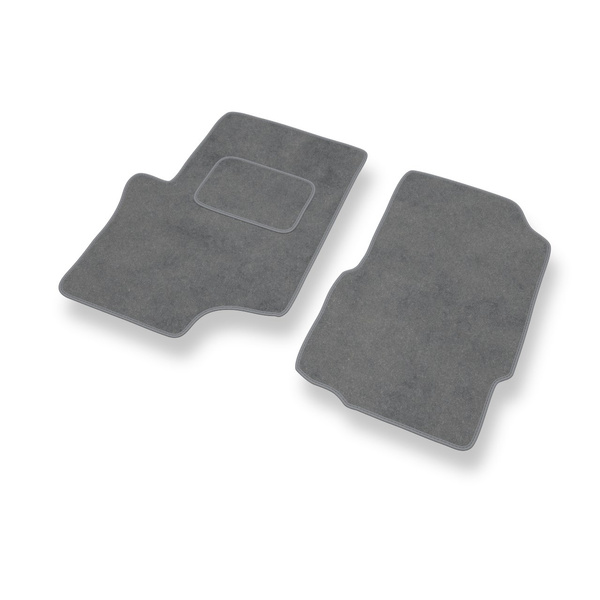 Tapis de Sol Velours adapté pour Chevrolet TrailBlazer II SUV (2002-2009) - Premium tapis de voiture - gris