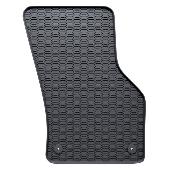 Tapis de sol en caoutchouc adapté pour Skoda Octavia III Break, Liftback (2013-2020) - tapis de voiture - noir - 2 pcs.