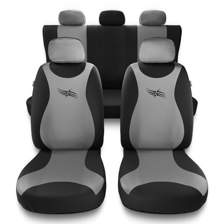 Housses de siège adaptées pour Peugeot 407 (2004-2011) - housse siege voiture universelles - couverture siege - TR-S