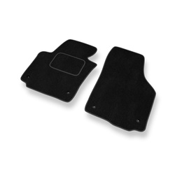 Tapis de Sol Velours adapté pour Skoda Yeti I SUV (2009-2013) - Premium tapis de voiture - noir