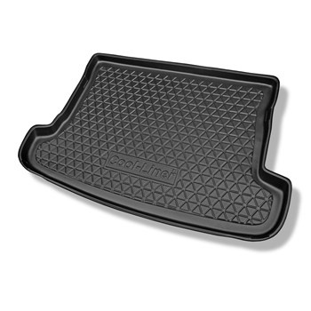 Tapis de coffre adapté pour Toyota Corolla Verso Monospace (2004-02.2009) - bac de coffre - protection de coffre voiture - 5/7 places; 3e rangée abaissée