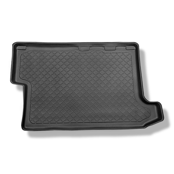 Tapis de coffre adapté pour Ford Transit Custom L2 Van (01.2013- 06.2023) - bac de coffre - protection de coffre voiture - derrière troisième rangée de sièges
