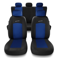 Housses de siège adaptées pour Audi A4 B5, B6, B7, B8, B9 (1995-2024) - housse siege voiture universelles - couverture siege - S-BL
