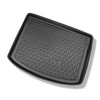 Tapis de coffre adapté pour Volvo V40 II Hayon (07.2012-07.2019) - bac de coffre - protection de coffre voiture - coffre supérieur; pour les voitures avec plancher double