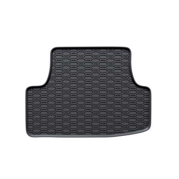 Tapis de sol en caoutchouc adapté pour Audi Q2 SUV (2016-....) - tapis de voiture - noir - 4 pcs.
