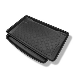 Tapis de coffre adapté pour Mini Clubman II Break (10.2015-....) - bac de coffre - protection de coffre voiture - coffre inférieur (pour le rangement sous le plancher du coffre)