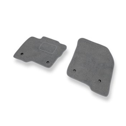 Tapis de Sol Velours adapté pour Ford S-Max II Monospace (2015-2023) - Premium tapis de voiture - gris