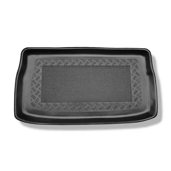 Tapis de coffre adapté pour Chrysler Grand Voyager IV Stow'n Go Monospace (04.2001-2007) - bac de coffre - protection de coffre voiture - 7 places – 3e rangée soulevée (pour l’ouverture sous la 3e rangée de sieges)