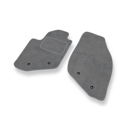 Tapis de Sol Velours adapté pour Volvo V70 II Break (2000-2007) - Premium tapis de voiture - gris
