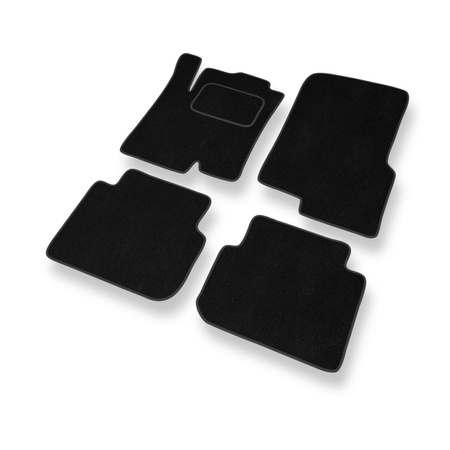 Tapis de Sol Velours adapté pour Smart ForFour I (2004-2006) - Premium tapis de voiture - noir