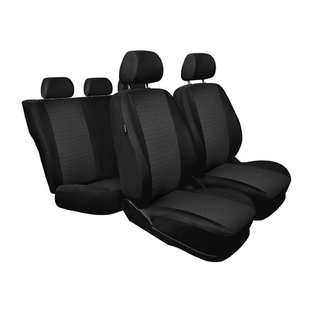 Housses de siège sur mesure adaptées pour Ford Fiesta VI Hayon, Van (2002-2008) - housse siege voiture - couverture siege - noir