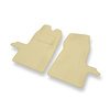 Tapis de Sol Velours adapté pour Ford Transit VI Van (2000-2006) - Premium tapis de voiture - beige