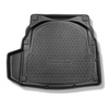 Tapis de coffre adapté pour Mercedes-Benz Classe E W212 Berline (03.2009-03.2016) - bac de coffre - protection de coffre voiture - avec cavité gauche (éventuellement à couper) ; surface plate du coffre