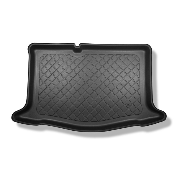 Tapis de coffre adapté pour Nissan Micra K14 Hayon (03.2017-2023) - bac de coffre - protection de coffre voiture