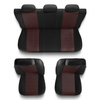 Housses de siège adaptées pour Peugeot 207 (2006-2013) - housse siege voiture universelles - couverture siege - PF-RD