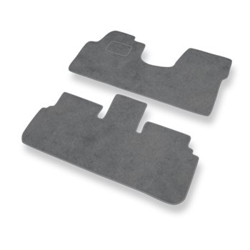 Tapis de Sol Velours adapté pour Citroen Evasion (1994-2002) - Premium tapis de voiture - gris