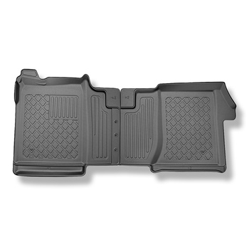 Tapis de sol en TPE adapté pour Peugeot Boxer II Van (06.2006-....) - tapis de voiture - noir