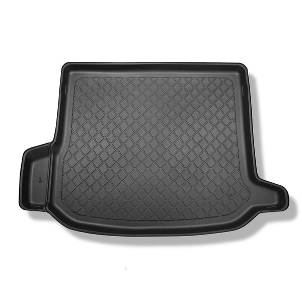 Tapis de coffre adapté pour Mercedes-Benz GLC C253 SUV (09.2016-....) - bac de coffre - protection de coffre voiture - cavité gauche amovible dans les modèles avec filet latéral