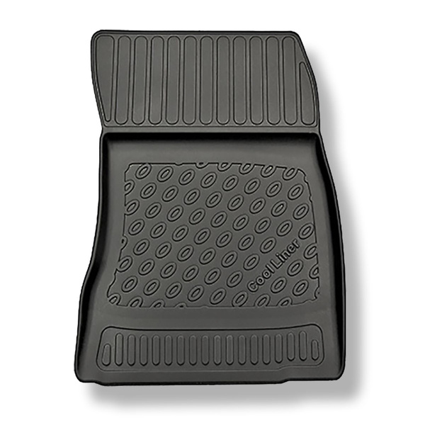 Tapis de sol en TPE adapté pour Mercedes-Benz GLB X247 SUV (11.2019-....) - sans la troisième rangée de sièges - tapis de voiture - noir
