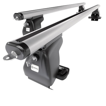 Barres de toit en aluminium adapté pour Renault Captur I SUV (2013-2019) - Porte