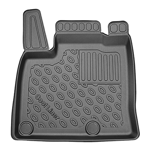 Tapis de sol en TPE adapté pour Nissan Qashqai III e-Power Crossover (07.2022-....) - tapis de voiture - noir